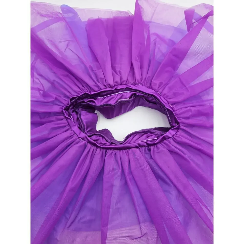 Weissman Dancewear Girl's Blue and Purple Flower Dance Tutu Skirt/Fairy Dress Up